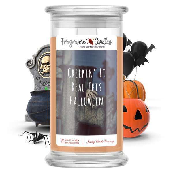 Creepin' real this halloween Fragrance Candle