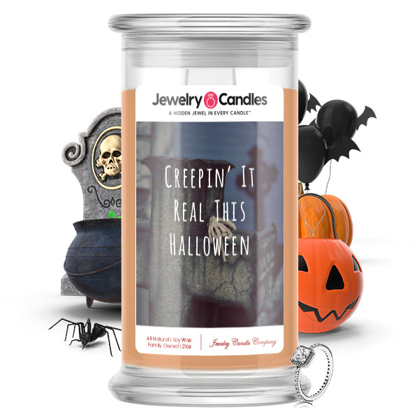 Creepin' real this halloween Jewelry Candle