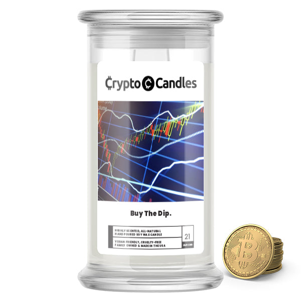 Buy The Dip. Crypto Candle