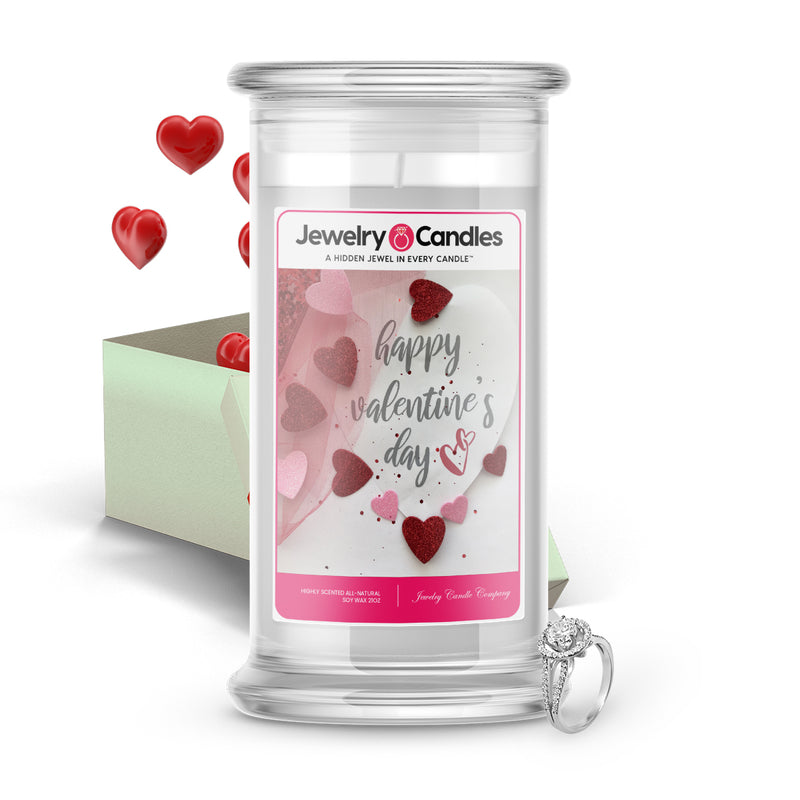 Happy Valentine's Day Jewelry Candle