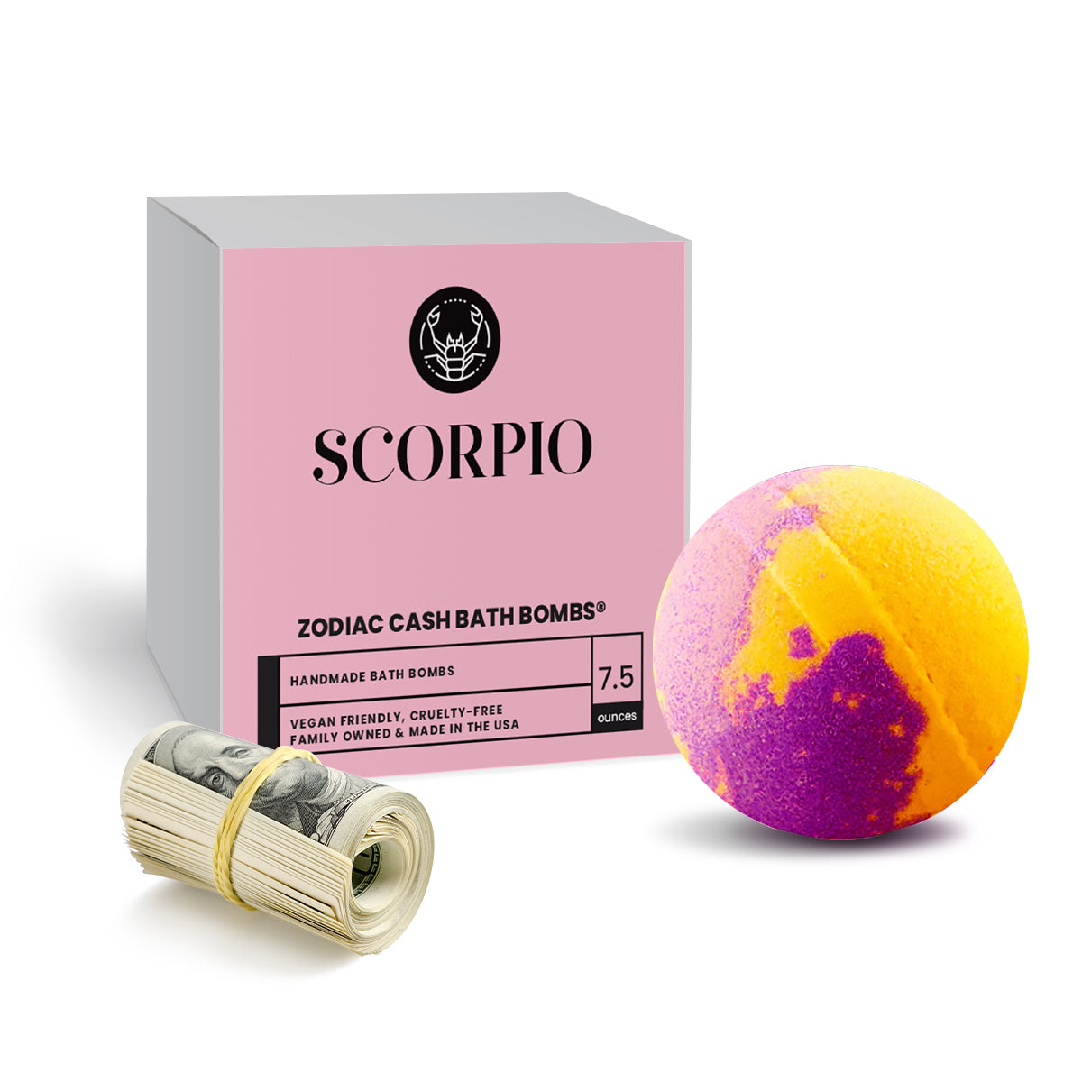 Scorpio Zodiac Cash Bath Bomb