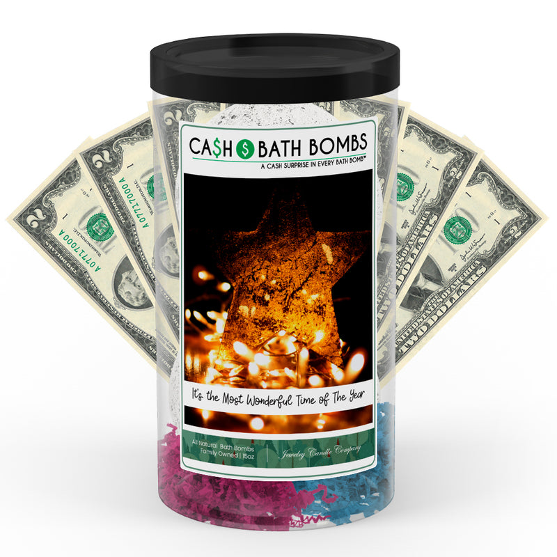 ITS THE MOST WONDERFUL TIME OF THE YEAR  Cash Bath Bomb