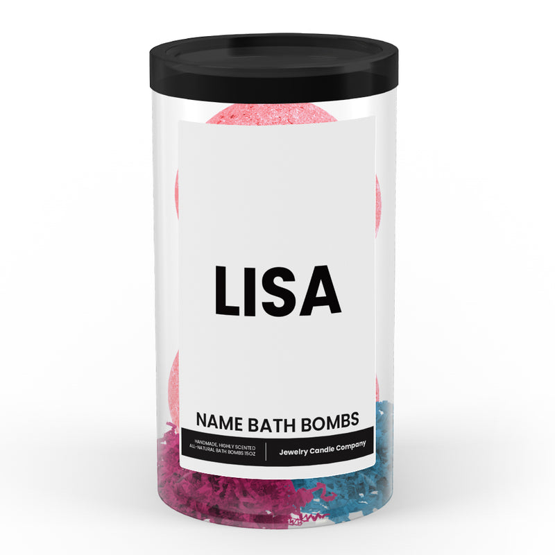 LISA Name Bath Bomb Tube