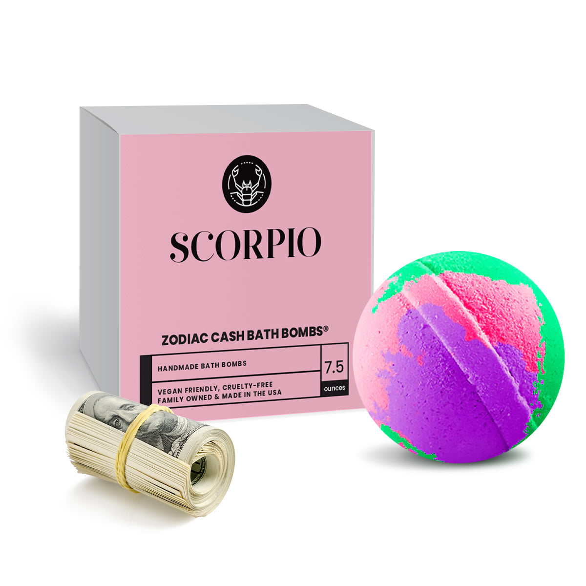 Scorpio Zodiac Cash Bath Bomb