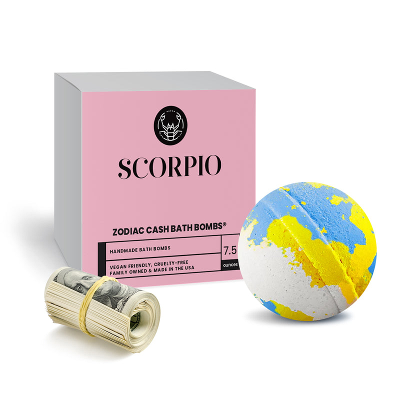 Scorpio Zodiac Cash Bath Bomb