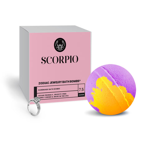 Scorpio Zodiac Jewelry Bath Bomb