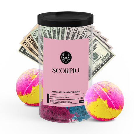 Scorpio Astrology Cash Bath Bombs