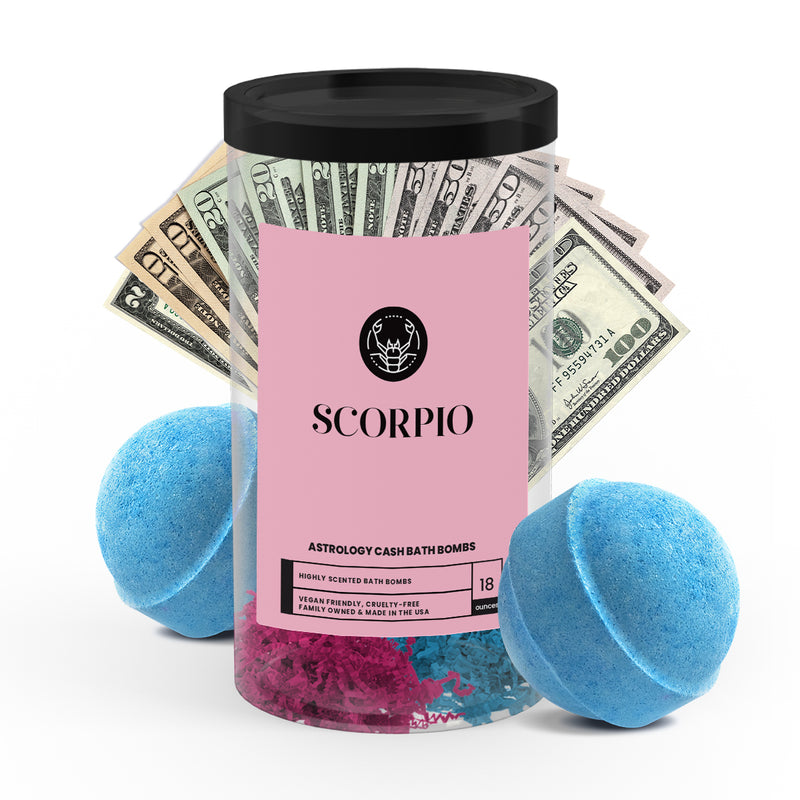 Scorpio Astrology Cash Bath Bombs