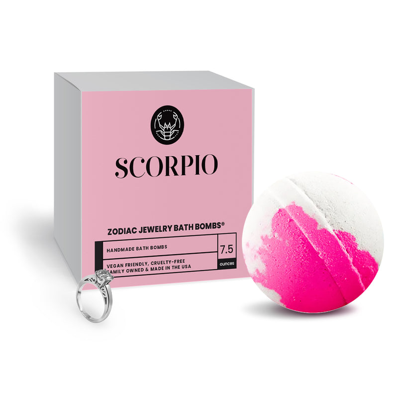 Scorpio Zodiac Jewelry Bath Bomb