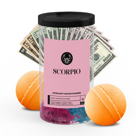 Scorpio Astrology Cash Bath Bombs