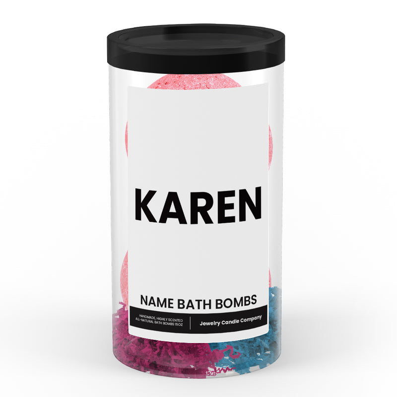 KAREN Name Bath Bomb Tube