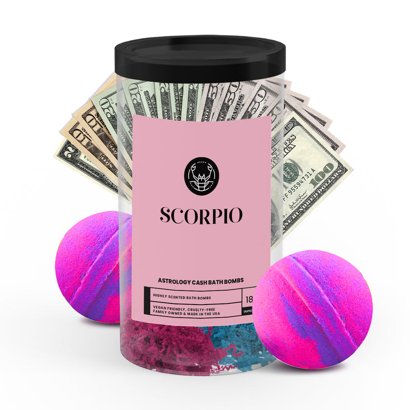 Scorpio Astrology Cash Bath Bombs