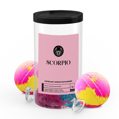 Scorpio Astrology Jewelry Bath Bombs