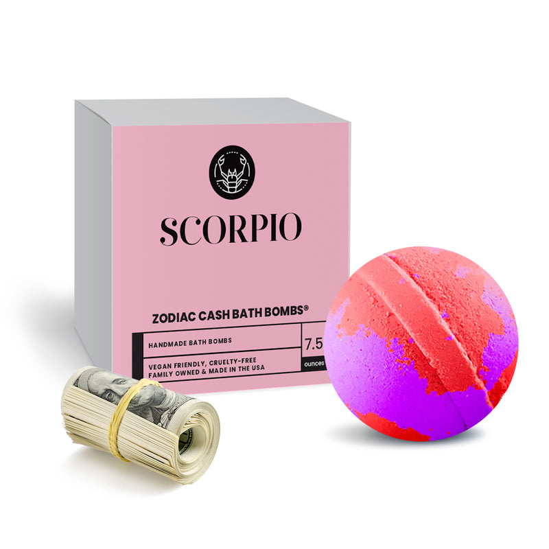 Scorpio Zodiac Cash Bath Bomb