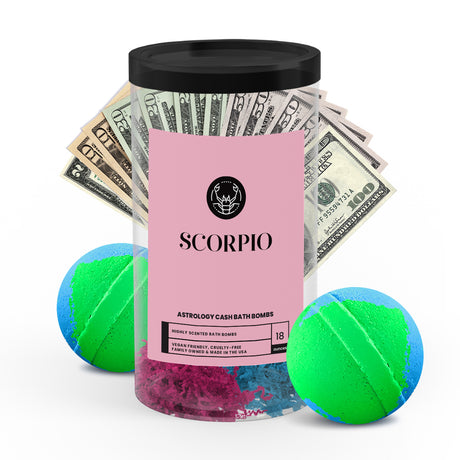 Scorpio Astrology Cash Bath Bombs