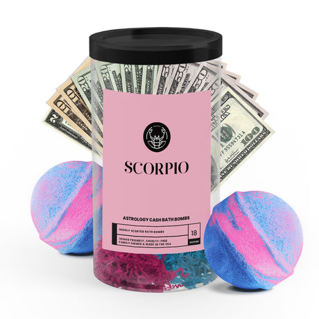 Scorpio Astrology Cash Bath Bombs