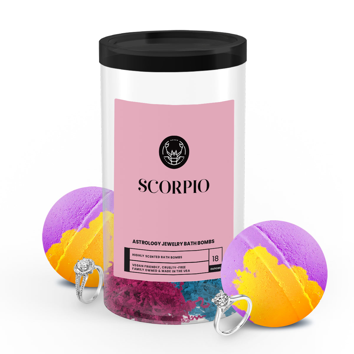 Scorpio Astrology Jewelry Bath Bombs