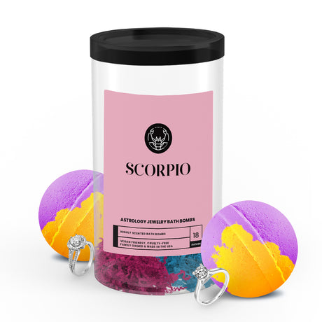 Scorpio Astrology Jewelry Bath Bombs