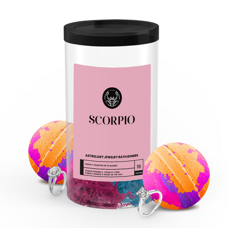 Scorpio Astrology Jewelry Bath Bombs