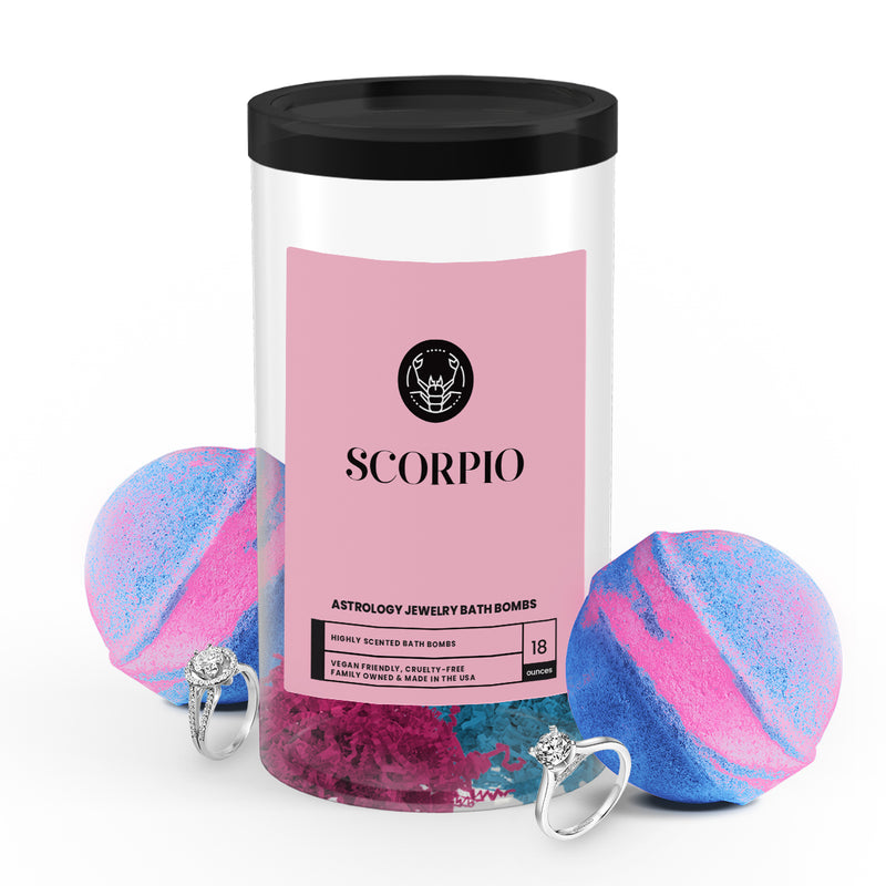 Scorpio Astrology Jewelry Bath Bombs