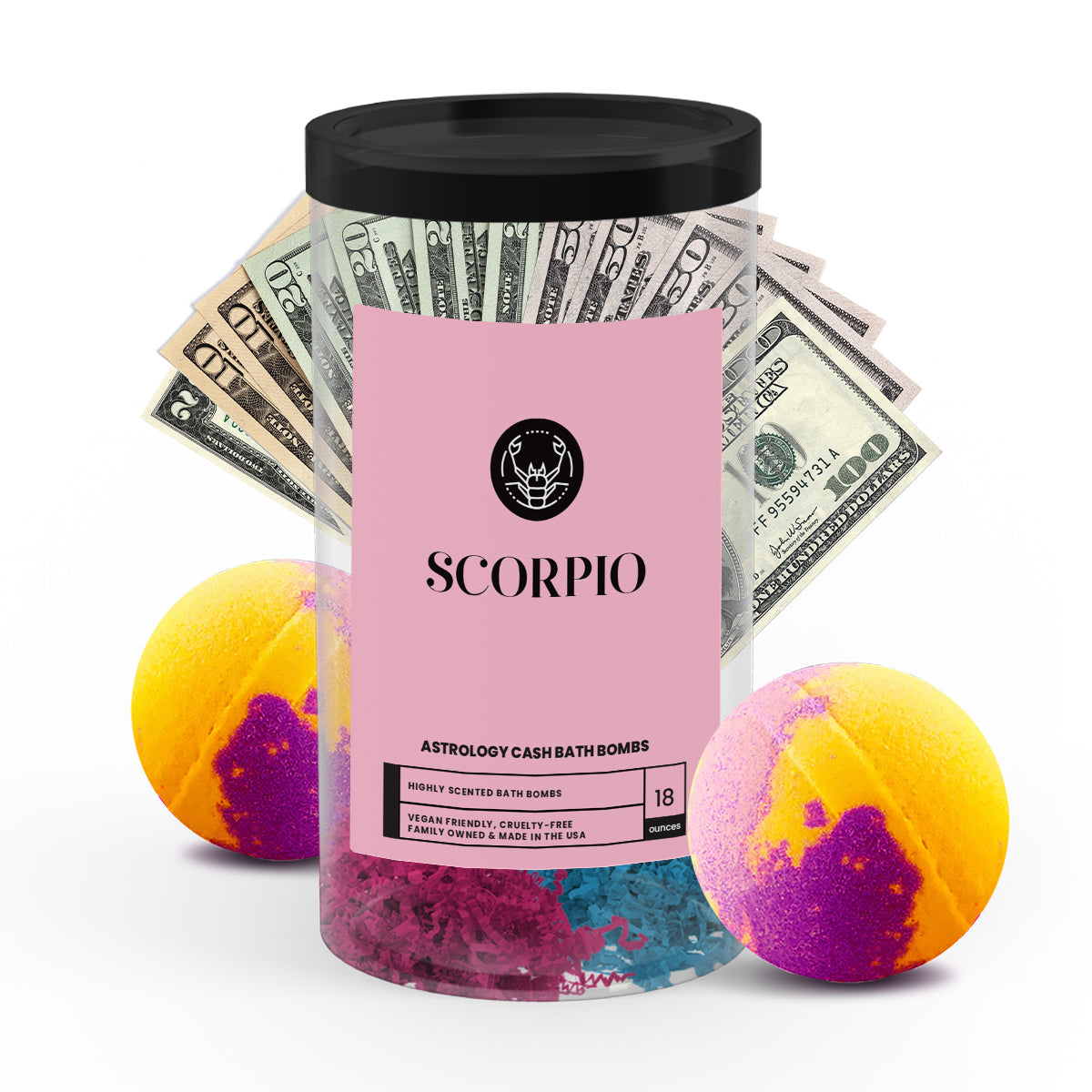 Scorpio Astrology Cash Bath Bombs