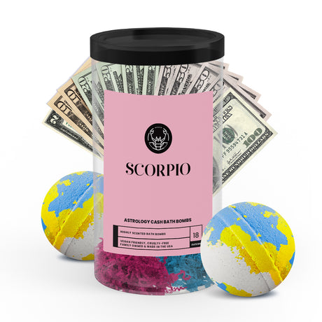 Scorpio Astrology Cash Bath Bombs