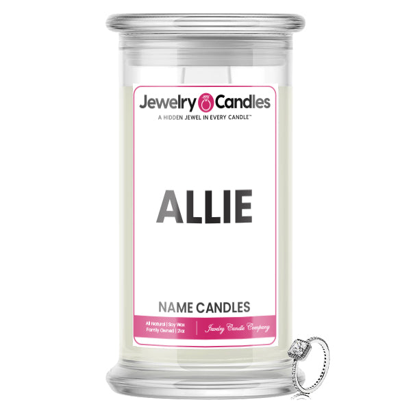 ALLIE Name Jewelry Candles