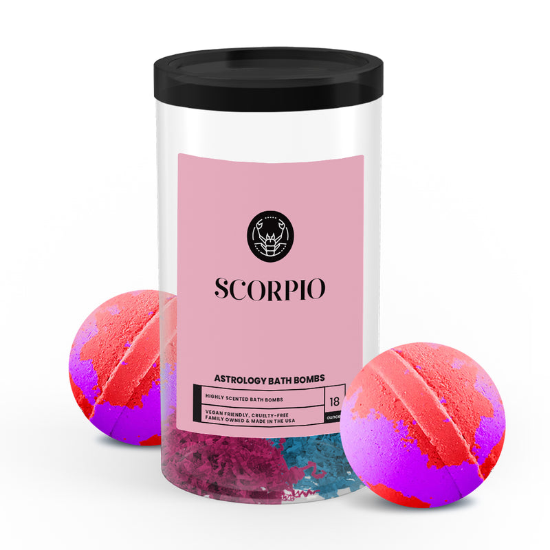 Scorpio Astrology Bath Bombs