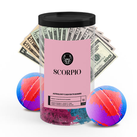 Scorpio Astrology Cash Bath Bombs