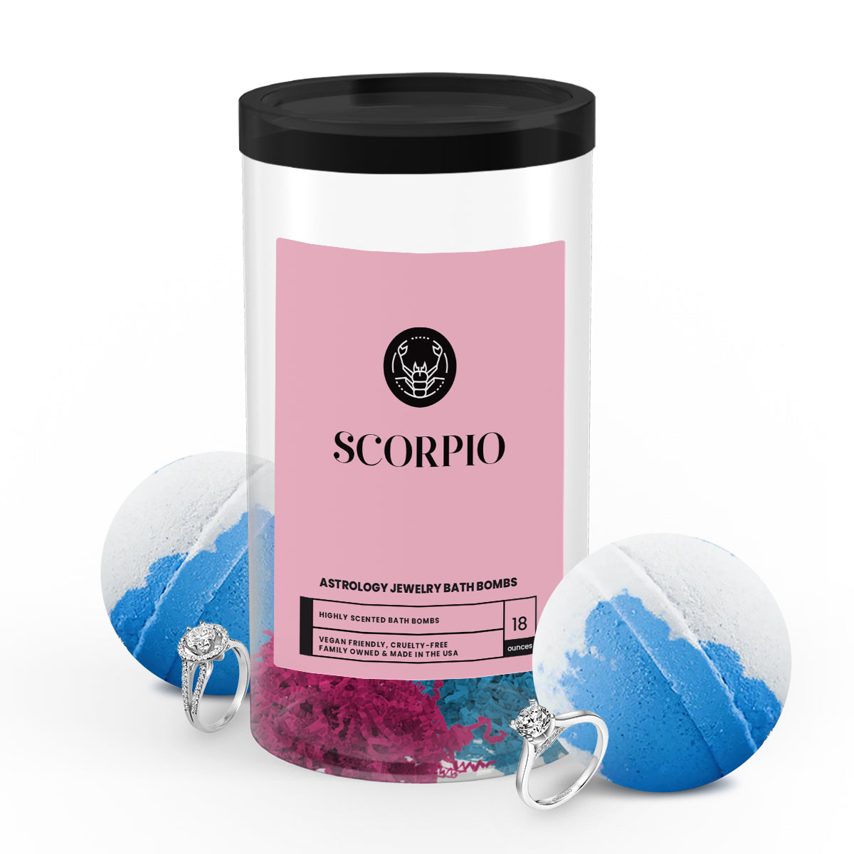 Scorpio Astrology Jewelry Bath Bombs