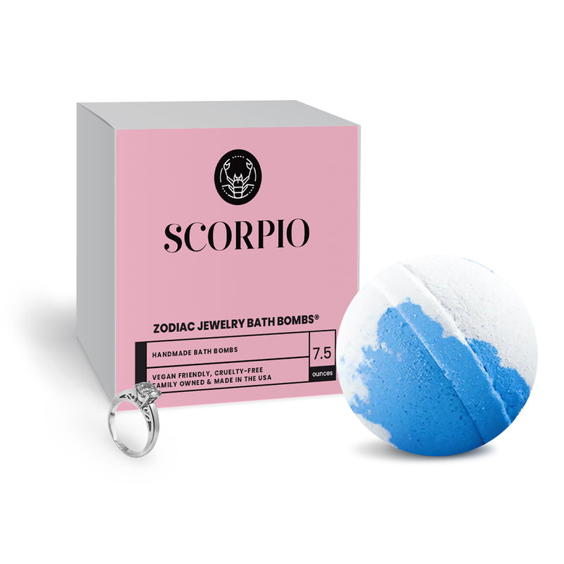 Scorpio Zodiac Jewelry Bath Bomb