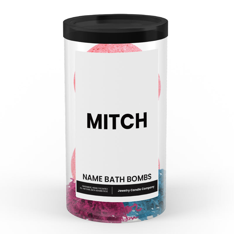 MITCH Name Bath Bomb Tube
