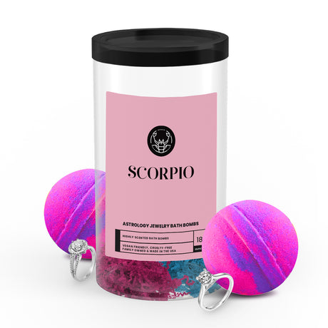Scorpio Astrology Jewelry Bath Bombs