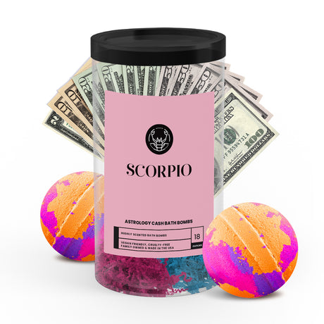 Scorpio Astrology Cash Bath Bombs