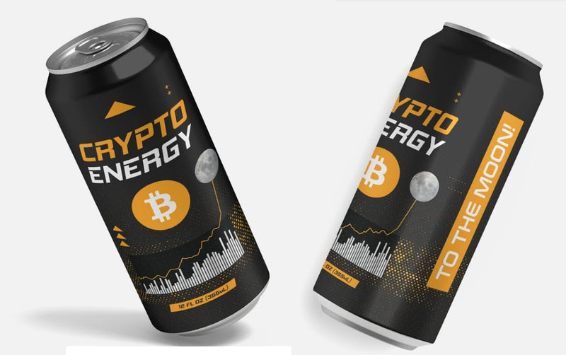 Bitcoin (BTC) To The Moon! Crypto Energy Drinks