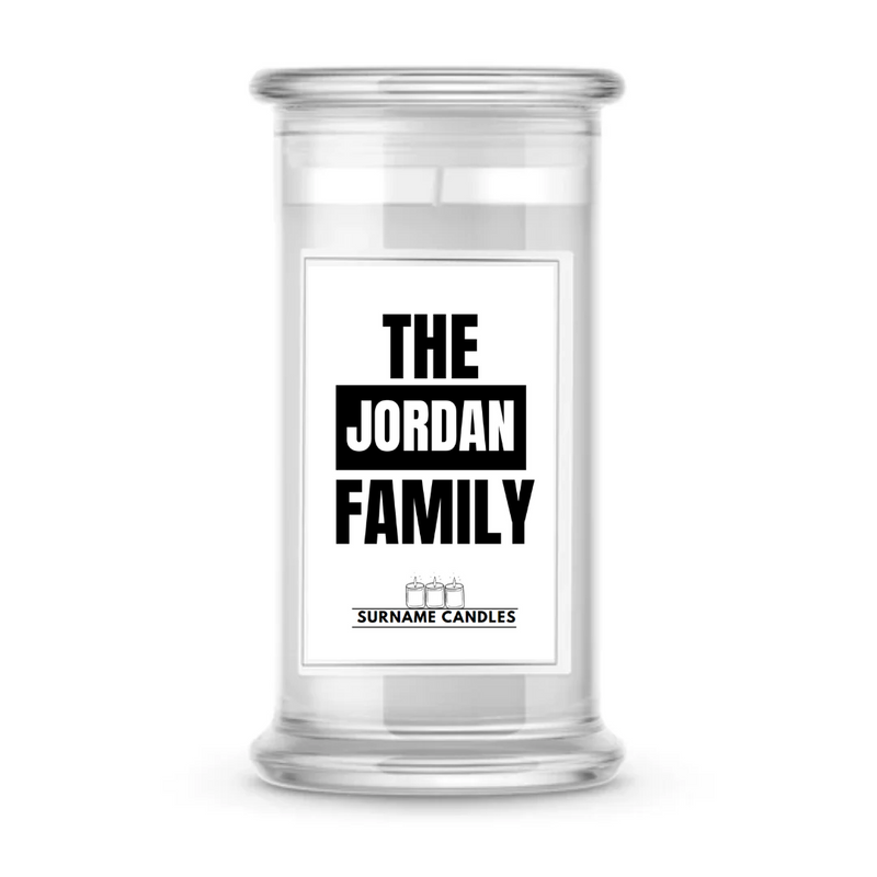 The Jordan Family | Surname Candles