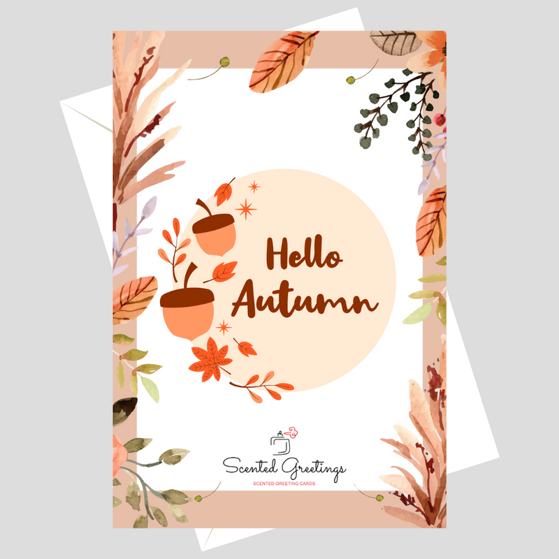 Hello Autumn New | Scented Greeting Cards