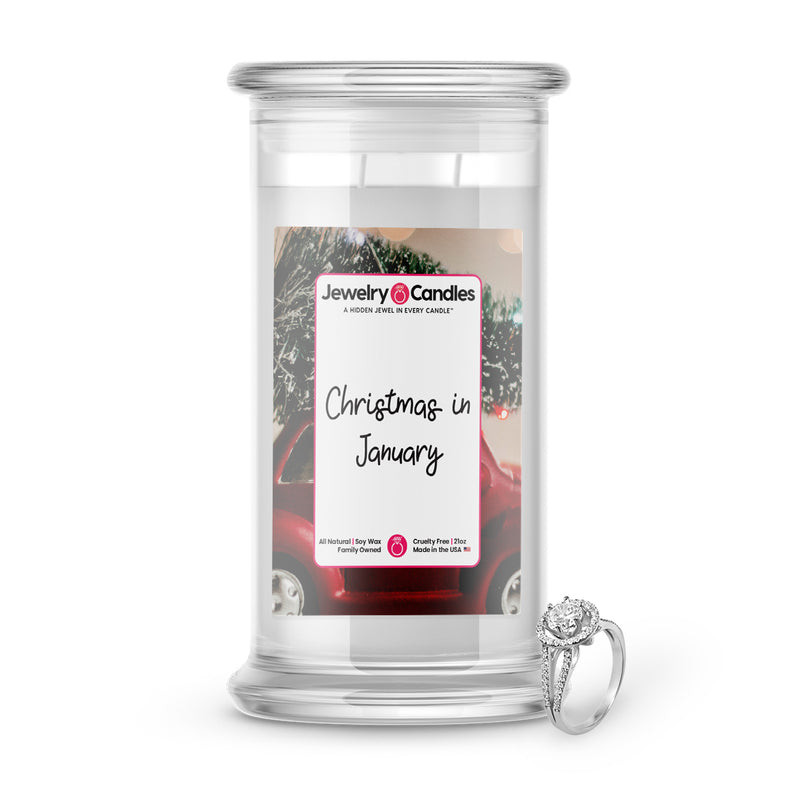 Christmas in January Jewelry Candle