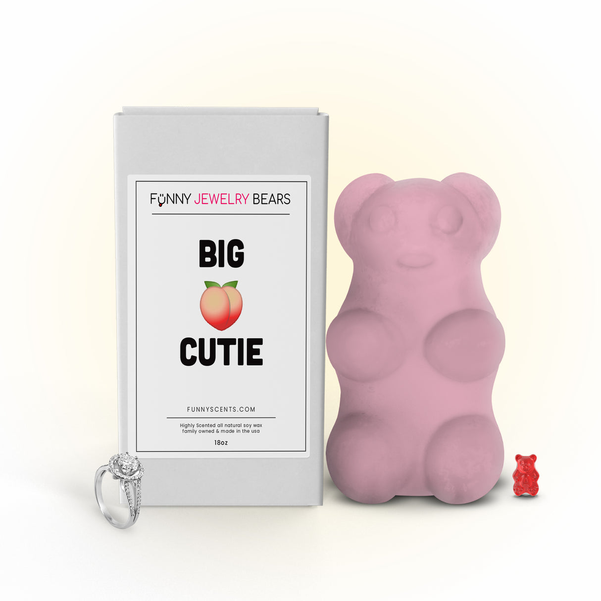 Big Butt Cutie Funny Jewelry Bear Wax Melts