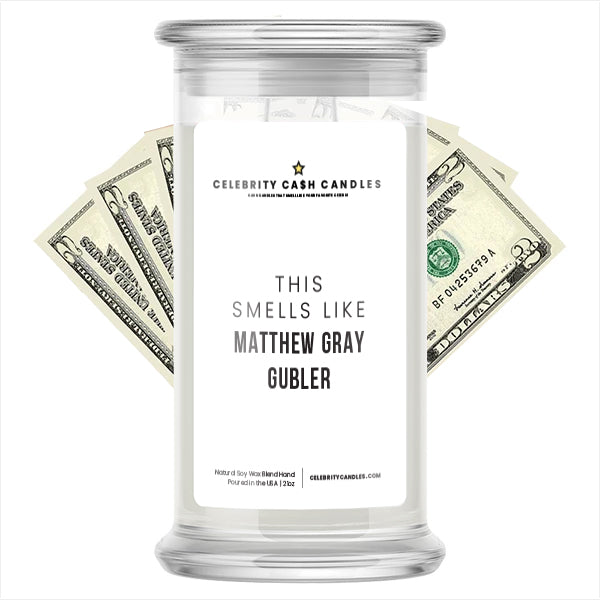 Smells Like Matthew Gray Gubler Cash Candle | Celebrity Candles