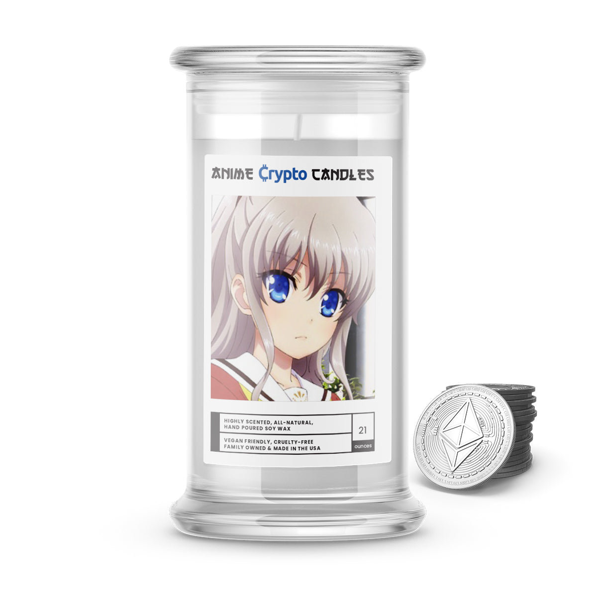 Tomori, Nao (友利 奈緒) - Crypto Anime Candles