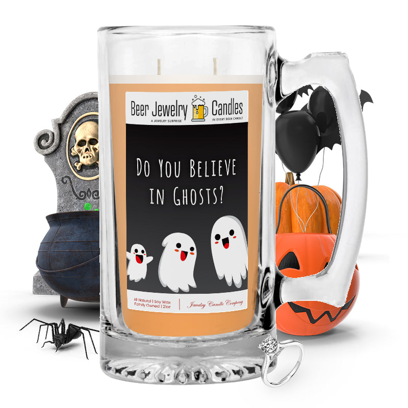Do you believe in ghosts? Beer Jewelry Candle