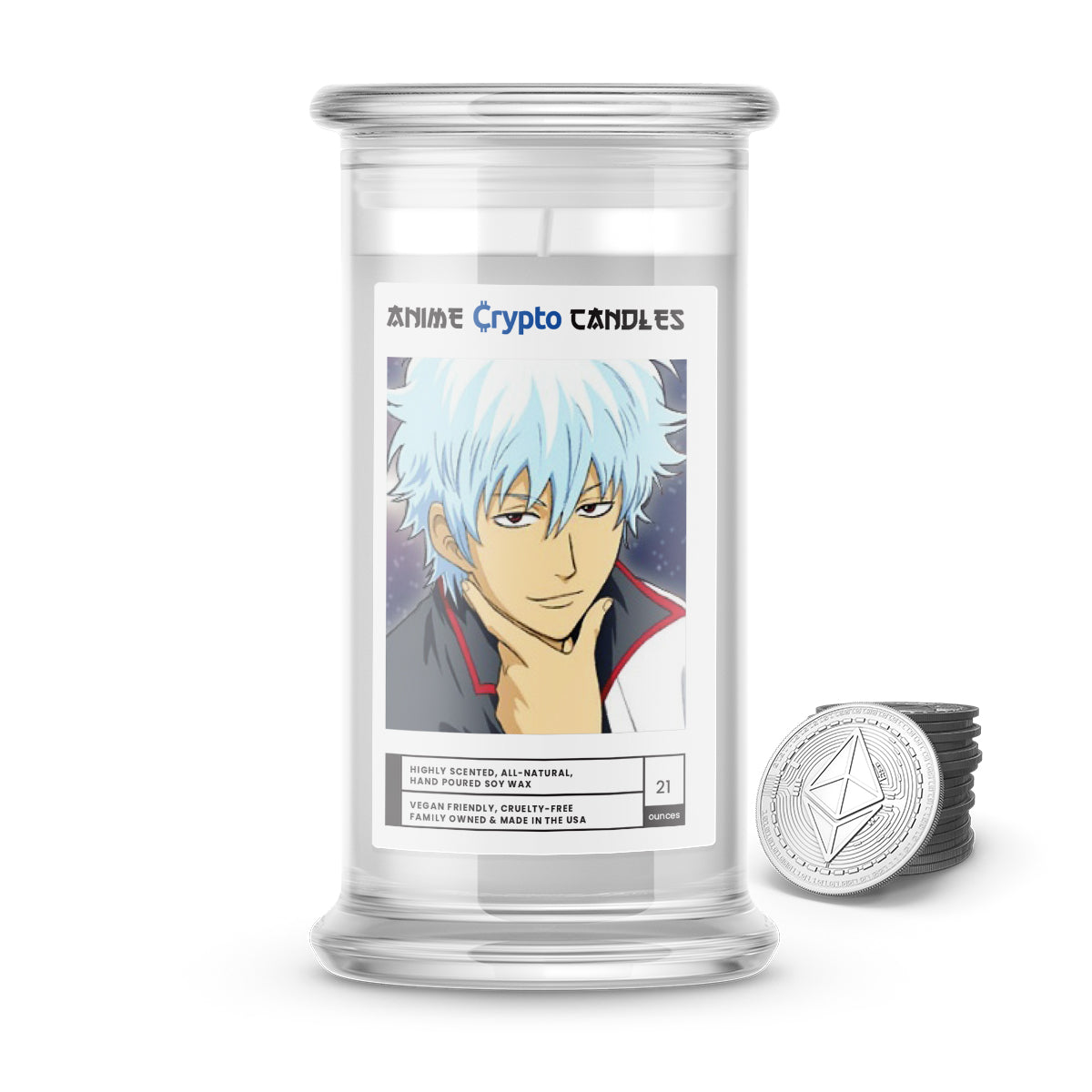 Sakata, Gintoki (坂田 銀時) - Crypto Anime Candles