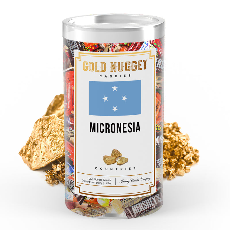 Micronesia Countries Gold Nugget Candy