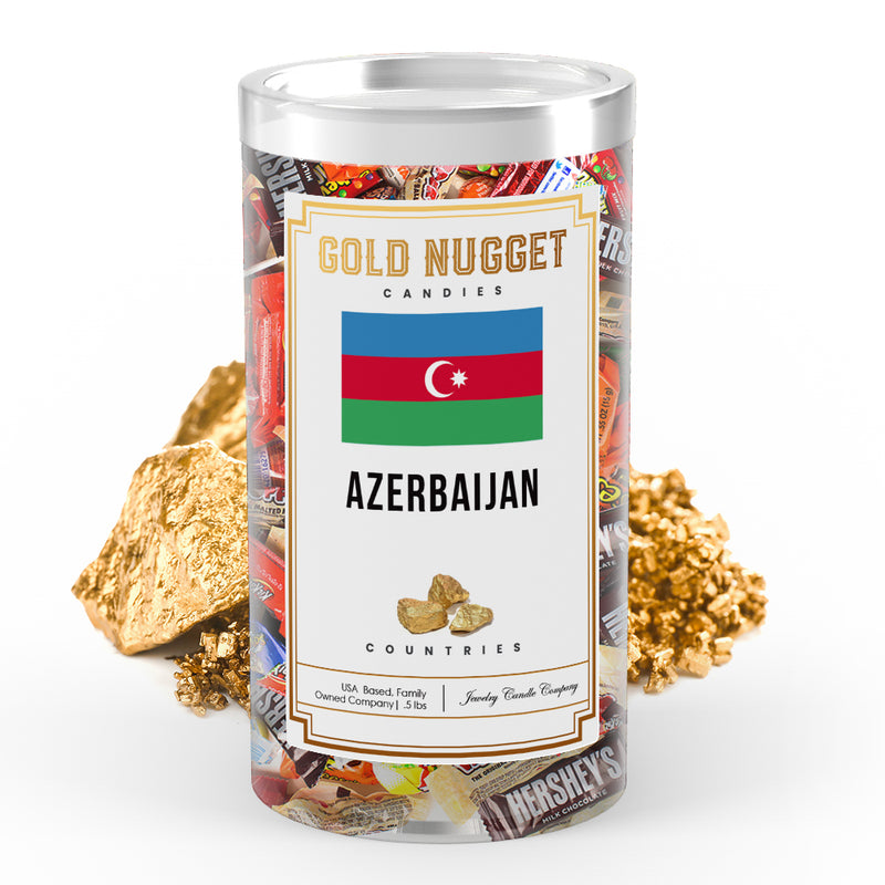 Azerbaijan Countries Gold Nugget Candy