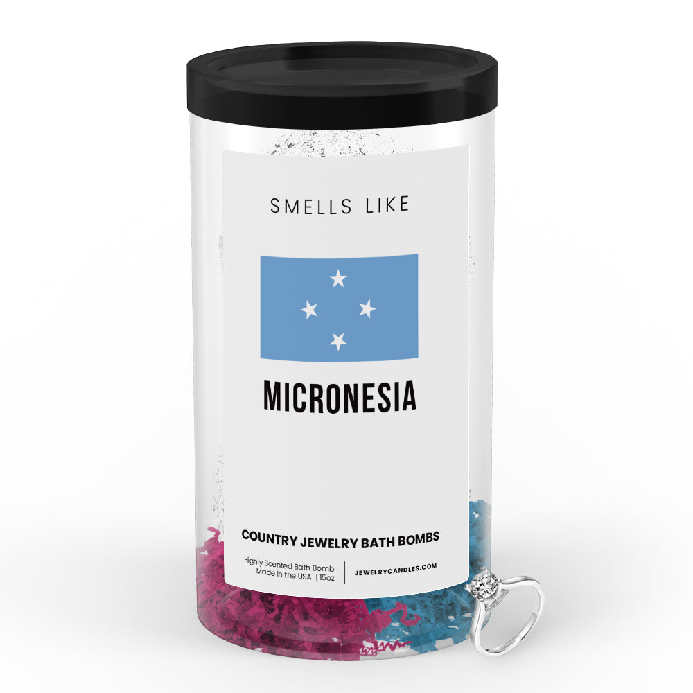 Smells Like Micronesia Country Jewelry Bath Bombs