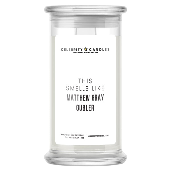 Smells Like Matthew Gray Gubler Candle | Celebrity Candles | Celebrity Gifts
