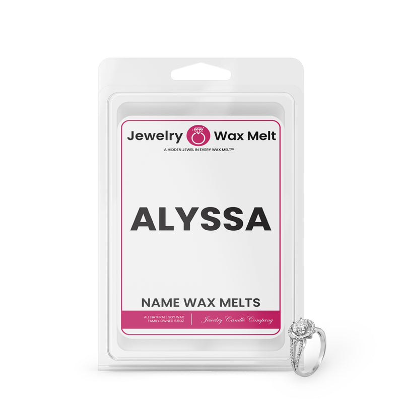 ALYSSA Name Jewelry Wax Melts