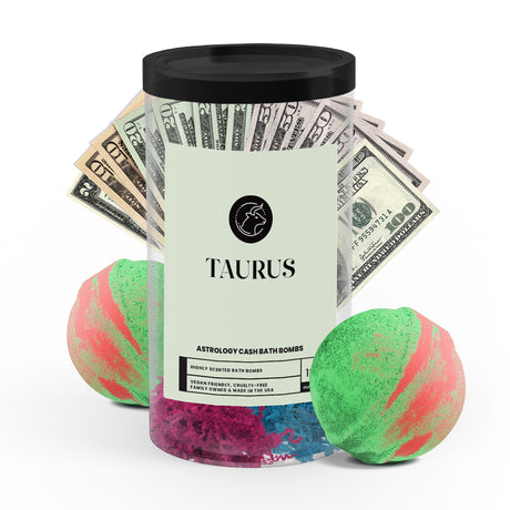 Taurus Astrology Cash Bath Bombs