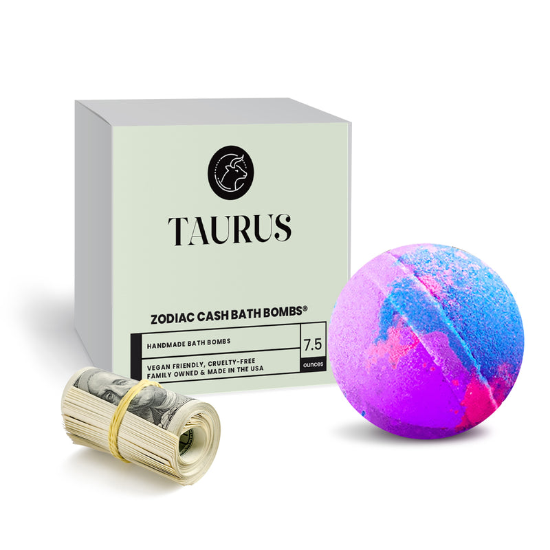Taurus Zodiac Cash Bath Bomb